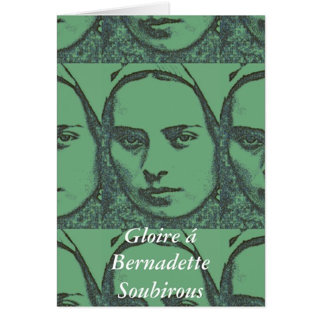 Gloire á Bernadette Soubirous (Vorne)