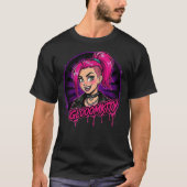Gloomkitty Dunkel T-Shirt (Vorderseite)