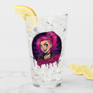 Gloomkitty Glas Tasse