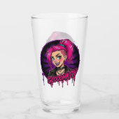 Gloomkitty-Glas-Tasse Glas (Rückseite)