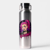 Gloomkitty Isolierte Flasche (Rückseite)