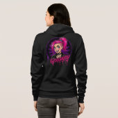 Gloomkitty Reißverschluss Hoodie (Schwarz voll)