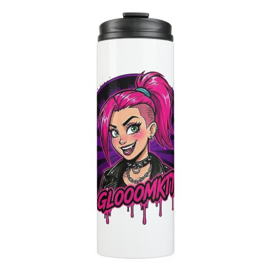 Gloomkitty Thermobecher Thermosbecher (Vorderseite)