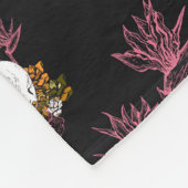 Gloomöwe und dunkler Vogel Fleecedecke (Ecke)