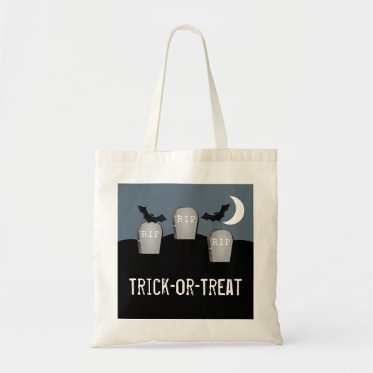 Gloomy Graveyard Halloween Bag Tragetasche (Vorne)