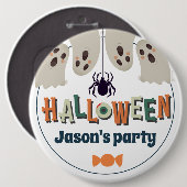 Gloomy Halloween Button (Vorne & Hinten)