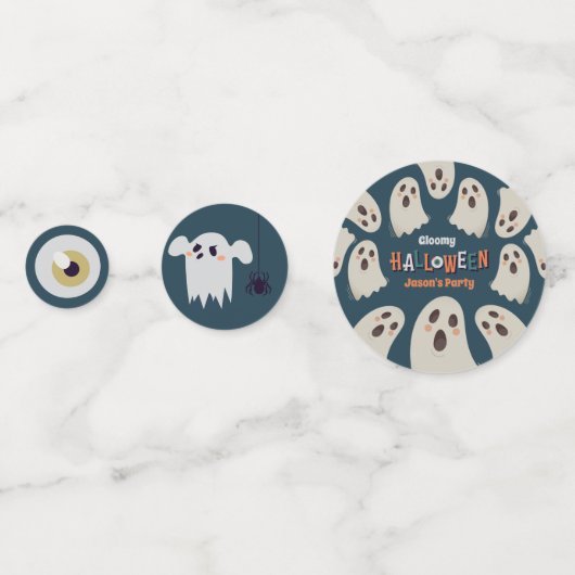 Gloomy Halloween - Konfetti (Vorderseiten)