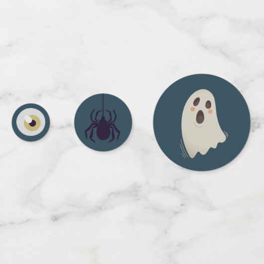 Gloomy Halloween - Konfetti (Rückseiten)