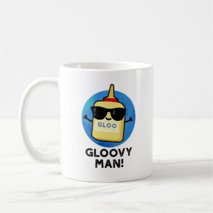 Gloovy Man Funny Super Glue Pub Kaffeetasse