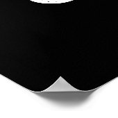 Gloovy Man Funny Super Glue Pun Dark BG Poster (Ecke)