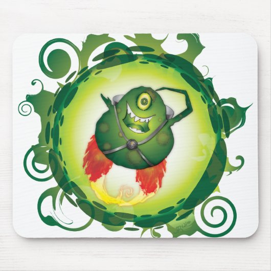 Glopps neuer Jet-Satz Mousepad (Vorne)