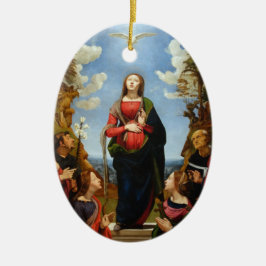 GLORE ZUR IMMAKULATEN KONZEPTION KERAMIK ORNAMENT