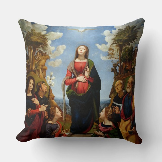 GLORE ZUR IMMAKULATEN KONZEPTION KISSEN (Vorderseite)