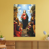 GLORE ZUR IMMAKULATEN KONZEPTION   LEINWANDDRUCK (Insitu (Wohnzimmer))