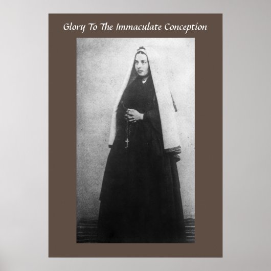 GLORE ZUR IMMAKULATEN KONZEPTION POSTER (Vorne)