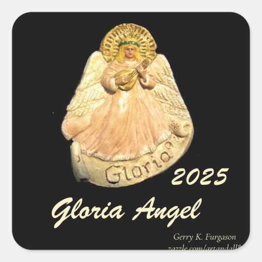GLORIA ANGEL RENAISSANCE STICKER 2025 (Vorderseite)