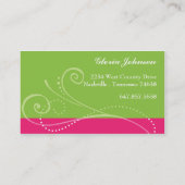 Gloria Business Cards Visitenkarte (Rückseite)