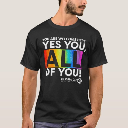Gloria Dei Pride 2023 T-Shirt (Vorderseite)