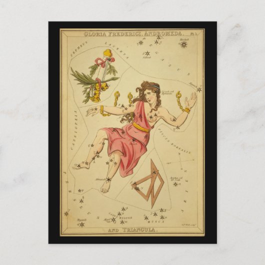Gloria Frederici, Andromeda und Triangula Postkarte (Vorderseite)