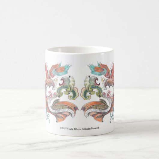 Gloria-Gekritzel-Tasse Kaffeetasse (Mittel)