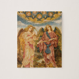 Gloria in Excelsis (1893) von Evelyn De Morgan Puzzle