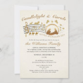 Gloria in Excelsis Deo Christmas Carols Gathering Einladung (Vorderseite)