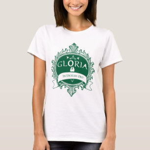 Gloria in Excelsis Deo Lateinischer Ausdruck Katho T-Shirt