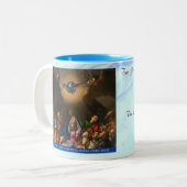 Gloria Mysteria des Rosenkranzes Nr. 3: Die Nieder Zweifarbige Tasse (Vorderseite Links)