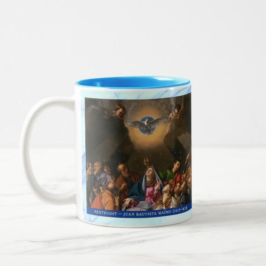 Gloria Mysteria des Rosenkranzes Nr. 3: Die Nieder Zweifarbige Tasse (Links)