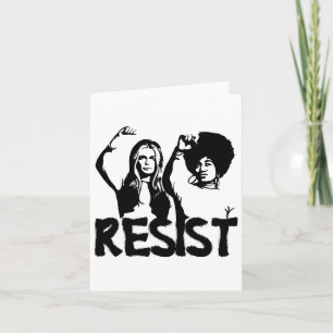 Gloria Steinem und Dorothy Pitman Hughes Resist Karte