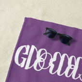 "Gloria" Strandtuch (Beispiel)