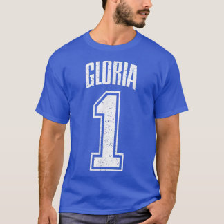 Gloria Supporter Nummer 1 Großer Lüfter T-Shirt
