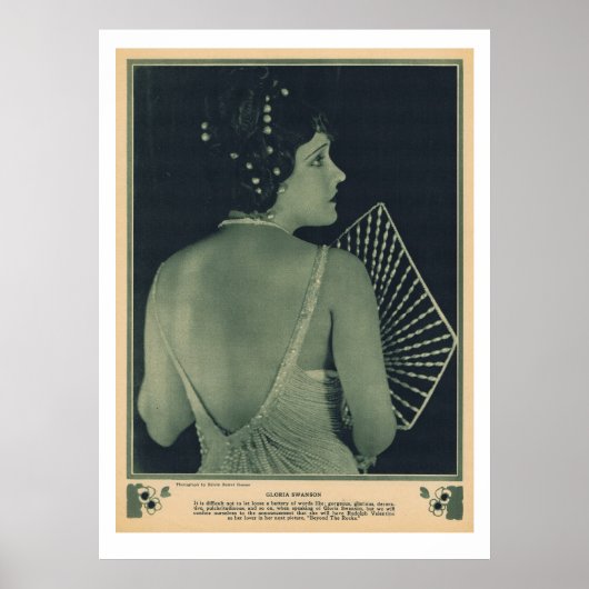 Gloria Swanson 1922 Poster (Vorne)
