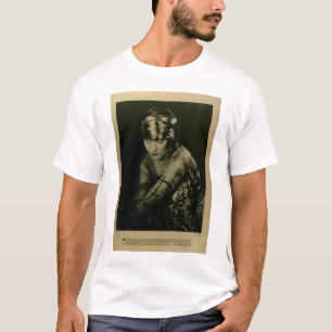 Gloria Swanson 1922 Vintage-Porträt mit Pailletten T-Shirt