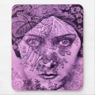 Gloria Swanson in Lavendel der 1920er Jahre Mousepad