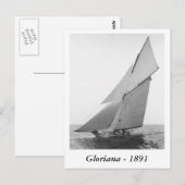 Gloriana, 1891 postkarte (Vorne/Hinten)