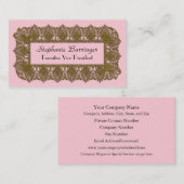 Gloriaphae Piza Elegante Beruflich Visitenkarte (Vorne/Hinten)