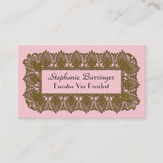 Gloriaphae Piza Elegante Beruflich Visitenkarte (Vorderseite)