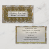 Gloriaphae Spitz Elegante Beruflich Visitenkarte (Vorne/Hinten)