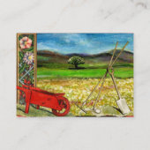 GLORIEN, GARTENKARTE, HAUSHALT, GARTEN VISITENKARTE (Rückseite)