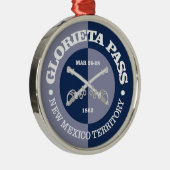 Glorieta Pass (B&G) Ornament Aus Metall (Rechts)