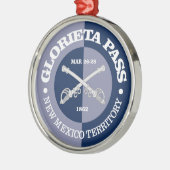 Glorieta Pass (B&G) Ornament Aus Metall (Links)