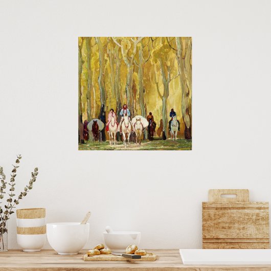 "Glorietta" von W. Herbert Dunton Poster (Küche)