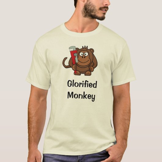 Glorifizierter Affe T-Shirt (Vorderseite)