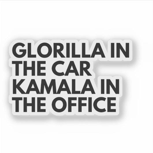 Glorilla und Kamala Aufkleber (Vorderseite)