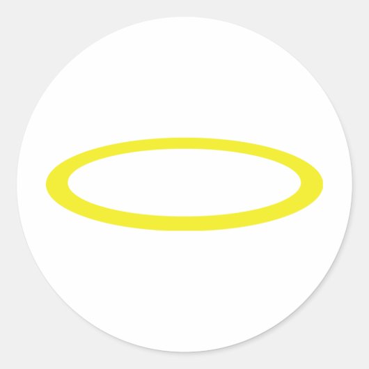 Gloriole Runder Aufkleber (Vorderseite)