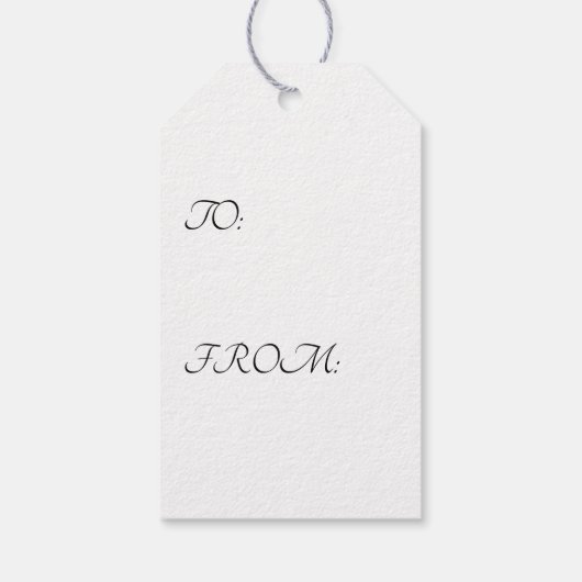 Gloriosa Daisy Macro Geschenkanhänger (Rückseite)