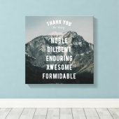 Glorious Altitude #2 (12x12) Leinwanddruck (Insitu (Holzboden))