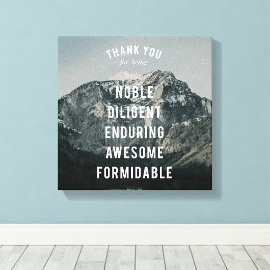 Glorious Altitude #2 (12x12) Leinwanddruck (Insitu (Holzboden))