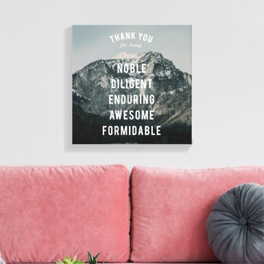 Glorious Altitude #2 (12x12) Leinwanddruck (Insitu (Wohnzimmer))